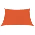 Pânză parasolar, portocaliu, trapez, 3/4x3 m, HDPE, 160 g/m² GartenMobel Dekor