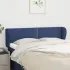 Tăblie de pat cu aripioare maro închis 147x23x78/88 cm textil GartenMobel Dekor