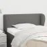 Tăblie de pat cu aripioare maro închis 103x23x78/88 cm textil GartenMobel Dekor