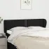 Tăblie de pat cu aripioare maro închis 147x23x78/88 cm textil GartenMobel Dekor