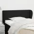Tăblie de pat cu aripioare gri deschis 93x23x78/88 cm textil GartenMobel Dekor