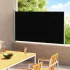 Copertină laterală retractabilă de terasă, negru, 200 x 500 cm GartenMobel Dekor
