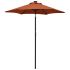 Umbrelă de soare cu lumini LED, negru, 200x211 cm, aluminiu GartenMobel Dekor
