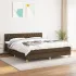 Pat box spring cu saltea, negru, 180x200 cm, catifea GartenMobel Dekor