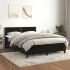 Pat box spring cu saltea, gri deschis, 140x200 cm, catifea GartenMobel Dekor