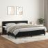 Pat box spring cu saltea, negru, 180x200 cm, catifea GartenMobel Dekor