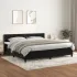 Pat box spring cu saltea, gri deschis, 200x200 cm, catifea GartenMobel Dekor