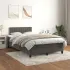 Pat box spring cu saltea, roz, 120x200 cm, catifea GartenMobel Dekor