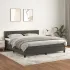 Pat box spring cu saltea, roz, 180x200 cm, catifea GartenMobel Dekor