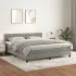 Pat box spring cu saltea, roz, 180x200 cm, catifea GartenMobel Dekor