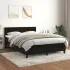 Pat box spring cu saltea, roz, 140x190 cm, catifea GartenMobel Dekor