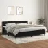 Pat box spring cu saltea, gri închis, 200x200 cm, catifea GartenMobel Dekor