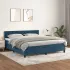 Pat box spring cu saltea, roz, 180x200 cm, catifea GartenMobel Dekor
