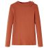 Tricou pentru copii cu mâneci lungi, coniac, 92 GartenMobel Dekor