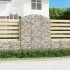 Coș gabion arcuit, 200x50x140/160 cm, fier galvanizat GartenMobel Dekor