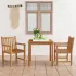 Set de mobilier de grădină cu 3 piese, 80x80 cm, lemn masiv de tec GartenMobel Dekor