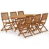 Set mobilier de grădină pliabil, 9 piese, lemn masiv acacia GartenMobel Dekor