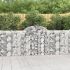 Coșuri gabion arcuite 40 buc, 200x30x100/120 cm fier galvanizat GartenMobel Dekor