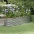 Strat înălțat grădină 296x80x68 cm oțel galvanizat GartenMobel Dekor