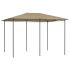 Pavilion, gri taupe, 3x4x2,6 m, 160 g/m² GartenMobel Dekor