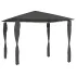 Pavilion cu huse pentru stâlpi, antracit 2,98x5,3x2,59m 160g/m² GartenMobel Dekor