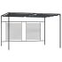 Pavilion grădină, acoperiș retractabil gri taupe 3x4x2,3 m 180 g/m² GartenMobel Dekor