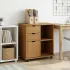 Cabinet mobil Maro miere 63,5 x 39 x 65,5 cm Lemn de pin masiv GartenMobel Dekor