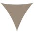Parasolar, gri taupe, 4x4x4 m, țesătură oxford, triunghiular GartenMobel Dekor