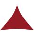 Parasolar, roșu, 4x4x4 m, țesătură oxford, triunghiular GartenMobel Dekor
