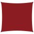 Parasolar, roșu, 3x3 m, țesătură oxford, pătrat GartenMobel Dekor
