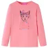 Tricou cu mâneci lungi pentru copii, roz, 116 GartenMobel Dekor