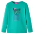 Tricou de copii cu mâneci lungi, verde aprins, 116 GartenMobel Dekor