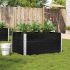 Jardinieră de grădină, negru, 120x80 cm, lemn masiv de pin GartenMobel Dekor