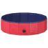 Piscină pliabilă pentru câini Roșu și albastru 80 x 80 x 20 cm GartenMobel Dekor