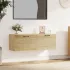 Dulap de perete, stejar fumuriu, 100x36,5x35 cm, lemn prelucrat GartenMobel Dekor