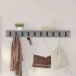 Răcător de paltoane montat pe perete Pe perete Gri Sonoma GartenMobel Dekor