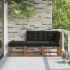 Unități de canapea modulară de exterior 3 Bucată natural GartenMobel Dekor