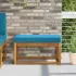 Perna de Șezut pentru Exterior Gri 80 x 40 x 8 cm GartenMobel Dekor