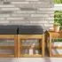 Perna de Șezut pentru Exterior Antracit 40 x 40 x 8 cm GartenMobel Dekor