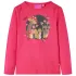 Tricou pentru copii cu mâneci lungi, roz aprins, 128 GartenMobel Dekor