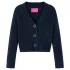 Cardigan tricotat pentru copii, bleumarin, 104 GartenMobel Dekor