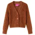 Cardigan pentru copii tricotat, bleumarin, 116 GartenMobel Dekor