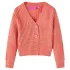 Cardigan tricotat pentru copii, roz mediu, 104 GartenMobel Dekor