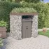 Perete gabion pentru pubela gunoi 350x91x120 cm fier galvanizat GartenMobel Dekor