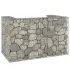 Perete gabion pentru pubele, 325x100x110 cm, oțel galvanizat GartenMobel Dekor