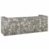 Perete gabion pentru pubele, 325x100x110 cm, oțel galvanizat GartenMobel Dekor