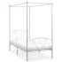 Cadru de pat cu baldachin, gri, 180 x 200 cm, metal  GartenMobel Dekor