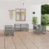 Set mobilier de grădină cu perne, 6 piese, lemn masiv de pin GartenMobel Dekor
