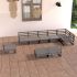 Set mobilier grădină cu perne, 9 piese, lemn masiv de pin GartenMobel Dekor