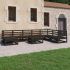 Set mobilier grădină cu perne, 9 piese, lemn masiv de pin GartenMobel Dekor